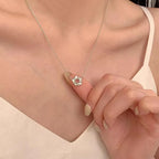 925 Sterling Silver Floral Bloom Choker